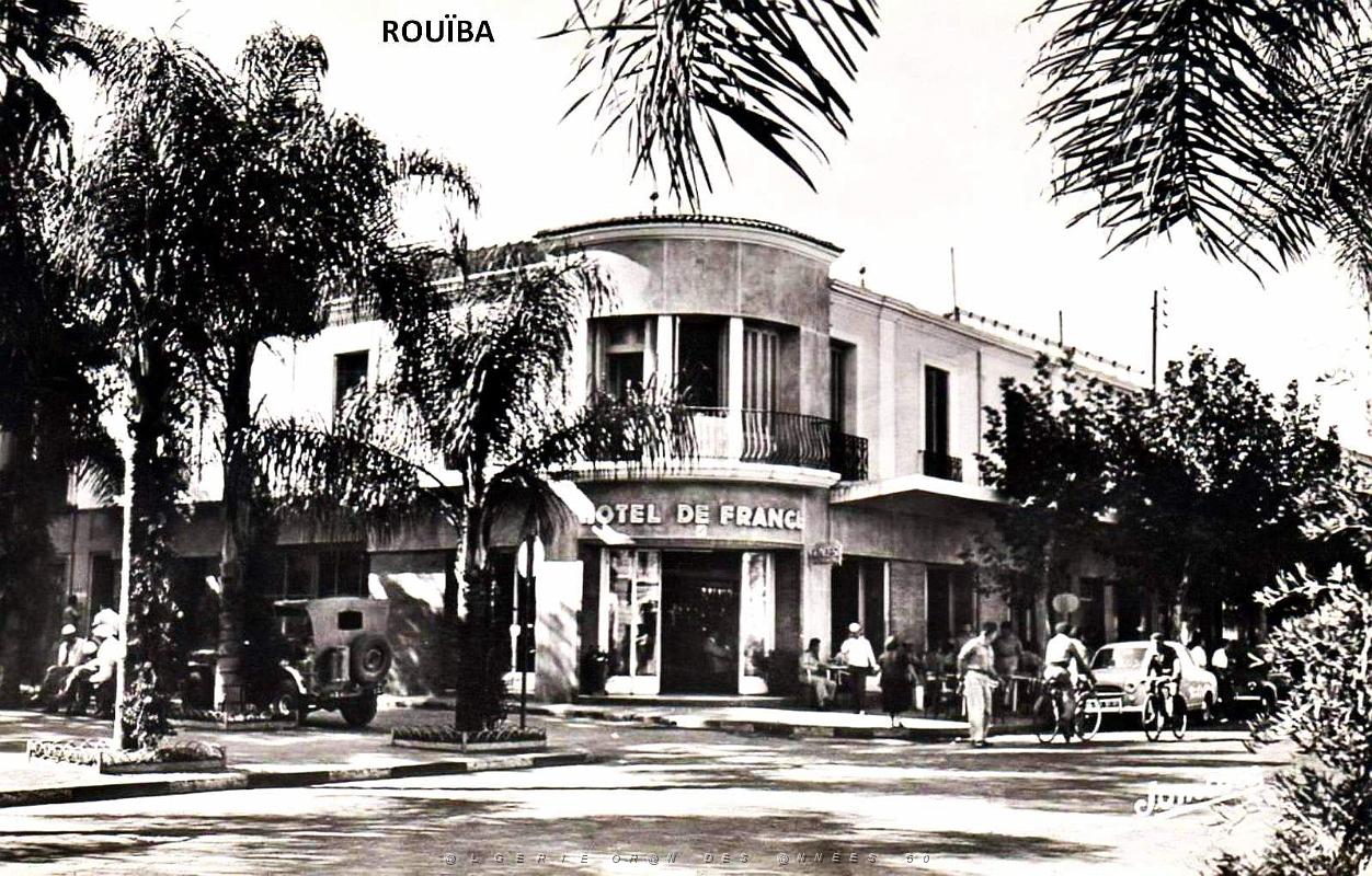 1825- Rouiba - L'Hotel de France en 1957.jpg